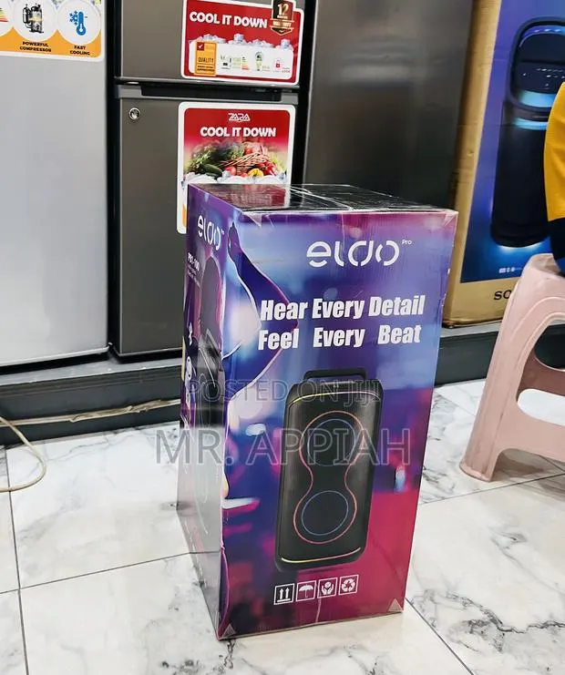 Fresh in Box Eldo Pb1-100 Double 6,5" Portable Bluetooth Speaker · Photo 1