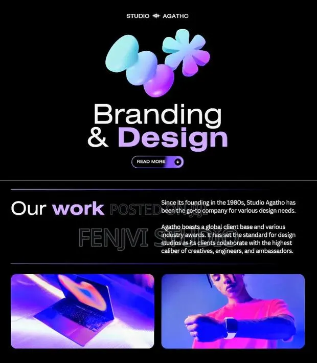 Professional Business Websites Landing Pages (Built on Canva ) · Photo 1
