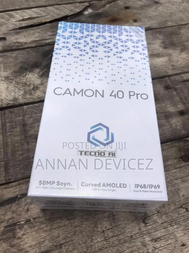New Tecno Camon 40 Pro 5G 256 GB Black · Photo 1