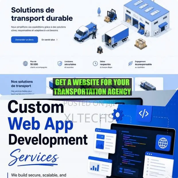 Logistics Transport Company Website Design in Ghana · Photo 1