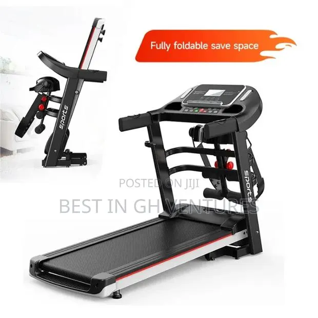 10 Yrs Warranty Foldable Multifunction Treadmill + Full Body Massager · Photo 1