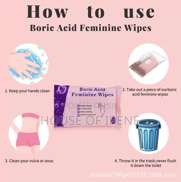 Boric Acid Feminine Wipes · Photo 3