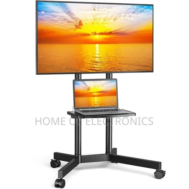 Simple to Move Mobile Trolley Tv Stand With Wheels(32-70 Inch) · Photo 1