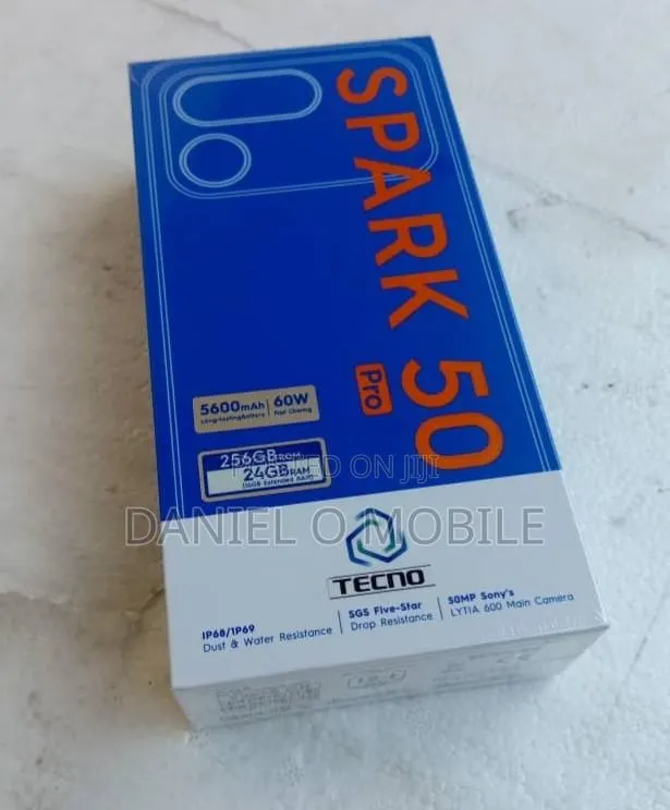 New Tecno Spark 50 Pro 256 GB Blue · Photo 1