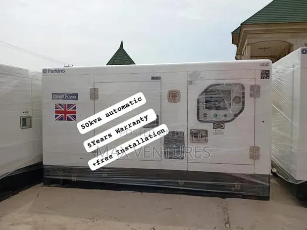 50kva 50kw Diesel Perkins Engine Unaltered Power Supply · Photo 1