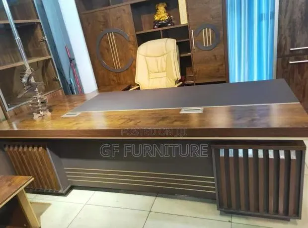 Executive L-Shaped Office Desk and Chair 2.0meters · Photo 1