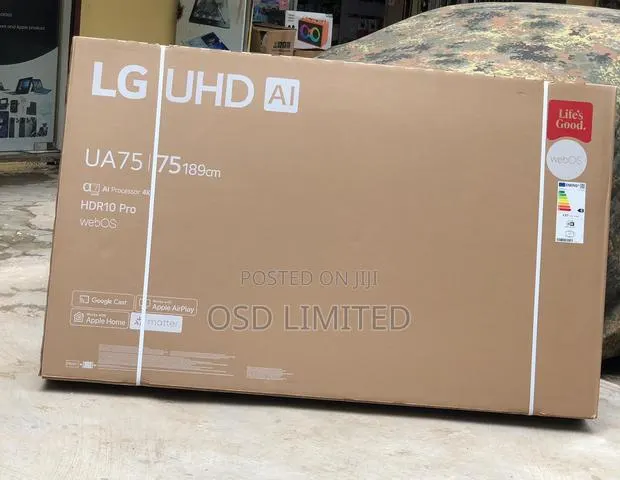 Upgrade Your Space: Brand New 75" LG UHD Smart TV · Photo 1