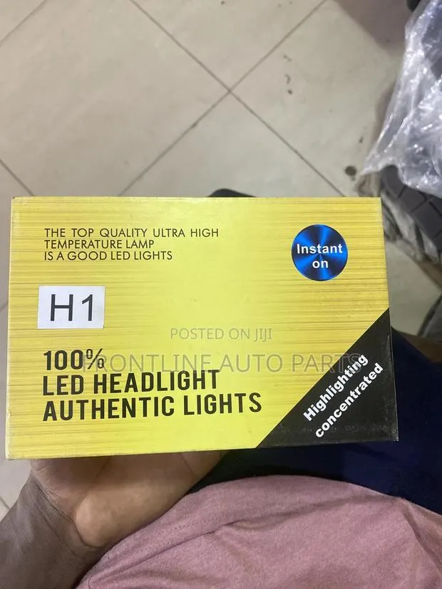 H1 100W Authentic Car Headlight Bulbs – Brand New · Photo 1
