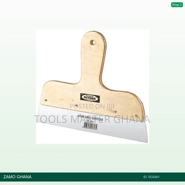 Curved Handle Putty Knife 20cm - Sgs401 · Photo 1