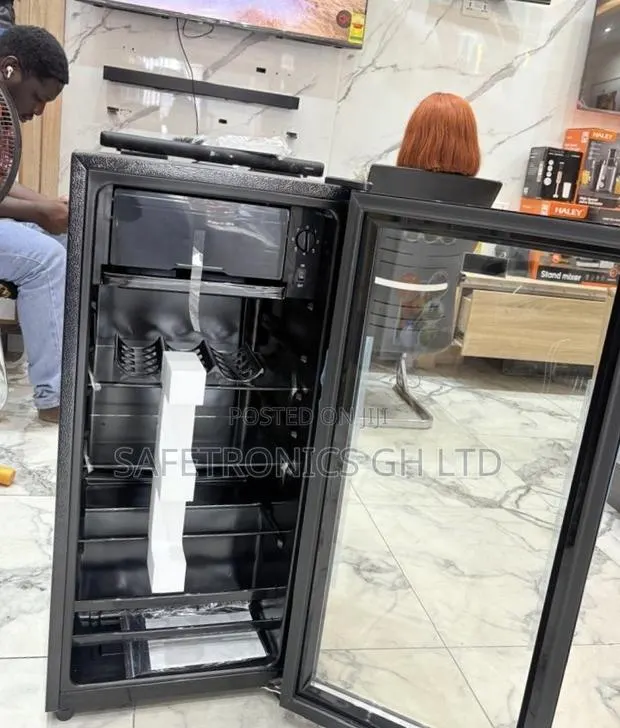 Shop Authentic Black Nas-Fl150sc Nasco Single Glass Door Fridge · Photo 1
