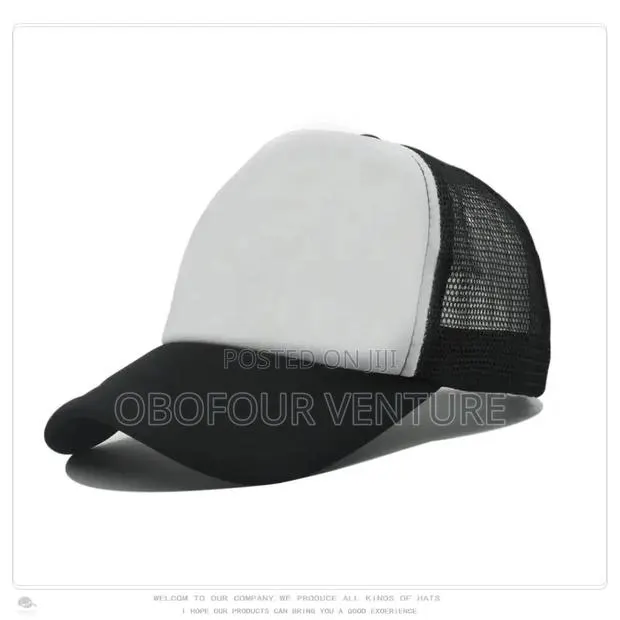 TWO-TONE Trucker Hat Mesh Back Snapback Baseball Cap Solid. · Photo 1