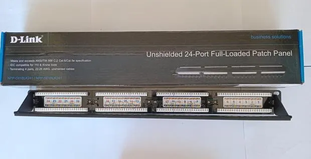 D-Link Unshilded 24-Port Full Loaded Patch Panel · Photo 1