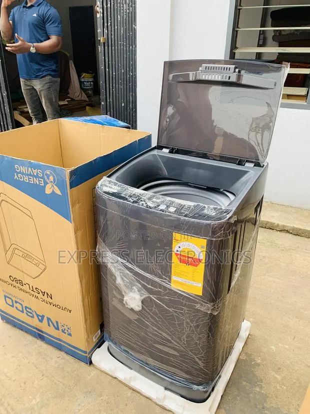 Newly Nasco 8KG Top Load Fully Automatic Washing (NASTL-B80) – Dark · Photo 1