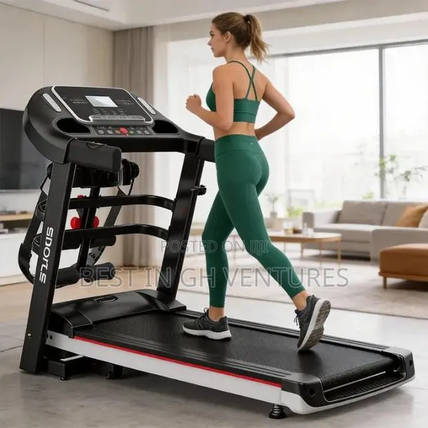 High Quality Treadmill With Full Massager Dumbell · Photo 1