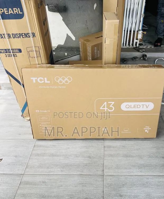 Super Affordable TCL 43” Qled Smart Screen Television(Black) · Photo 1