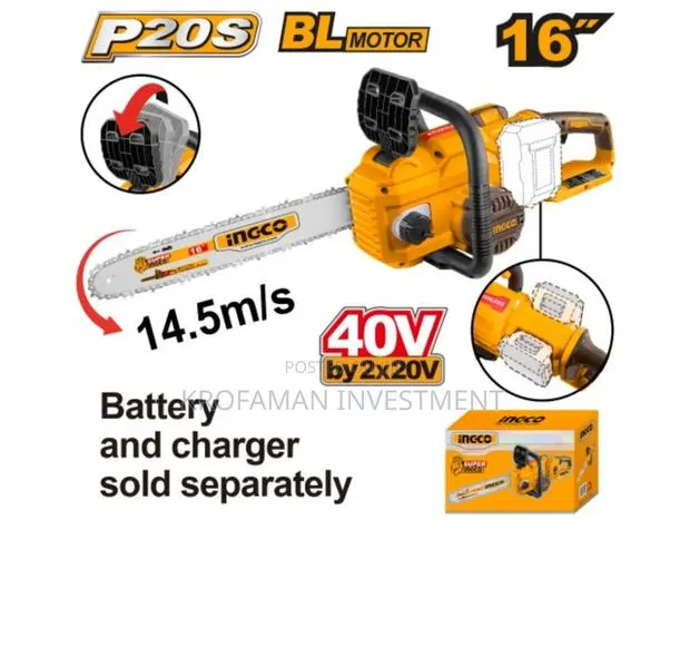 Ingco CGSLI20128 Lithium-Ion Chain Saw · Photo 1