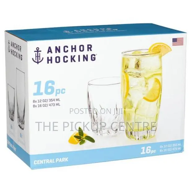 Anchor Hocking Rio 16-Piece Drinkware Set · Photo 1