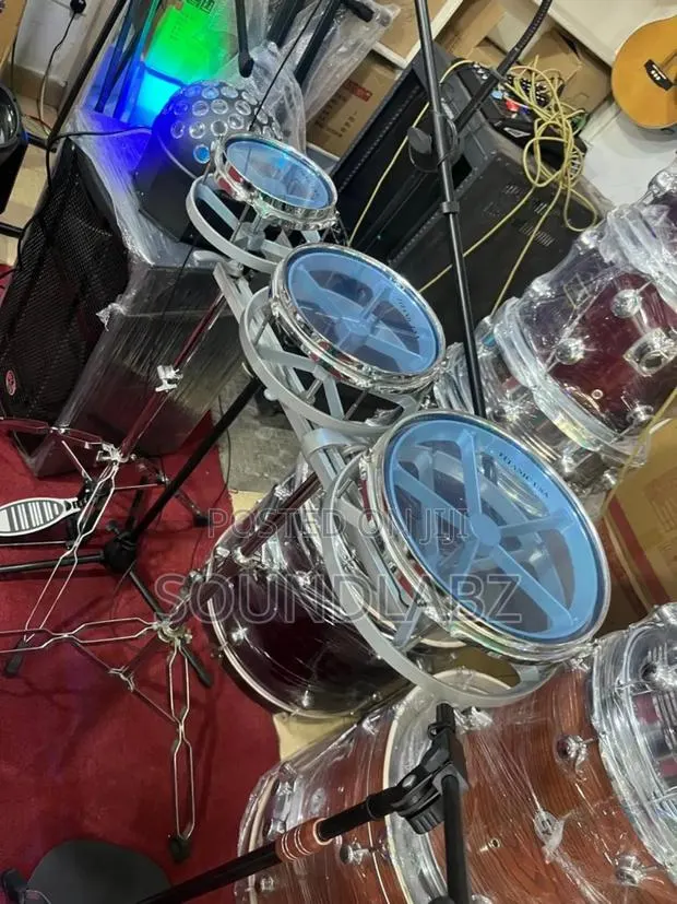 Set Of Roto Toms (Shell-less Drums Known For Their Rapid-tuning ) · Photo 1
