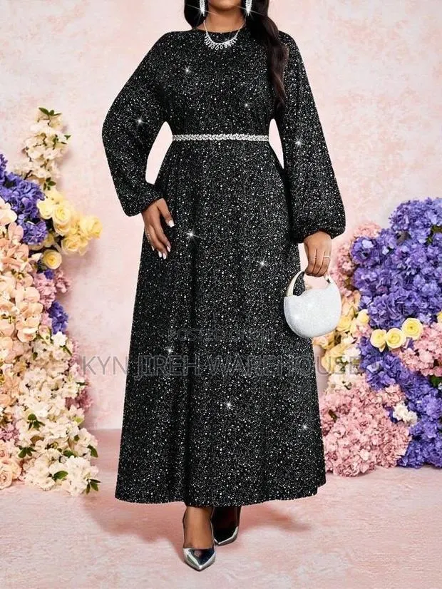 Ladies Straight Black Diamond Dress · Photo 1