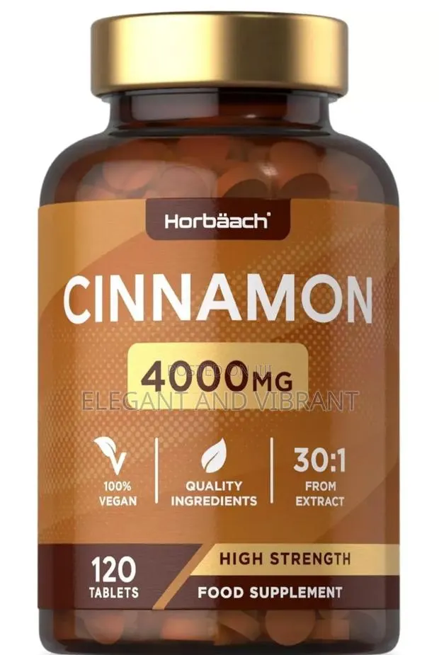 Cinnamon 4000mg Tablets | High Strength Blood Sugar Metabol · Photo 1