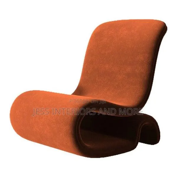 Curved Shaped Accent Chair Backrest · Photo 1