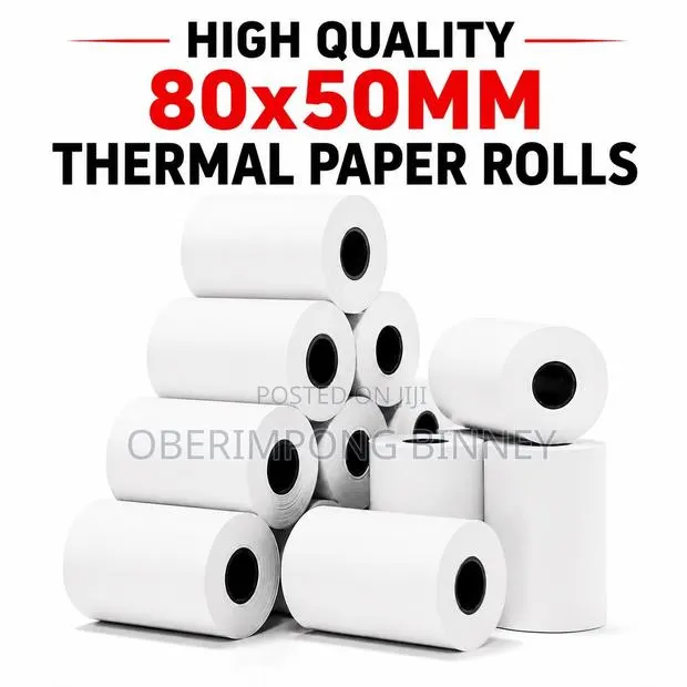 HIGH QUALITY 80x50mm Thermal Paper Rolls · Photo 1