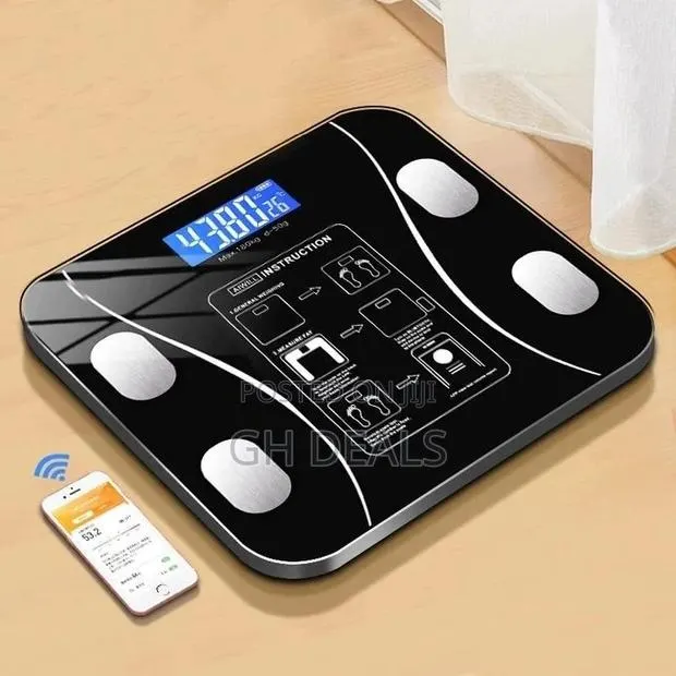 Body Fat Digital Bathroom Weight Scale - Black · Photo 1