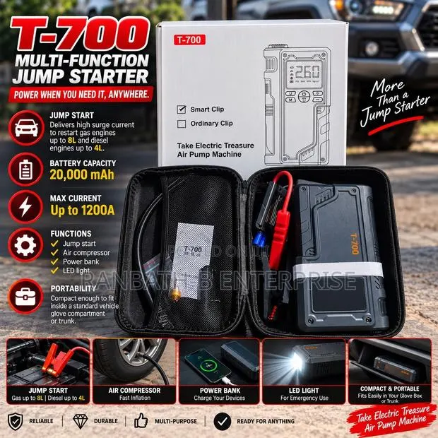 T-700 20,000mAh 1200A Multi-Function Power Kit · Photo 1