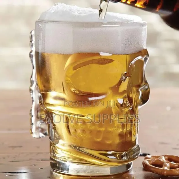 320ml Transparent Skull Glass · Photo 1
