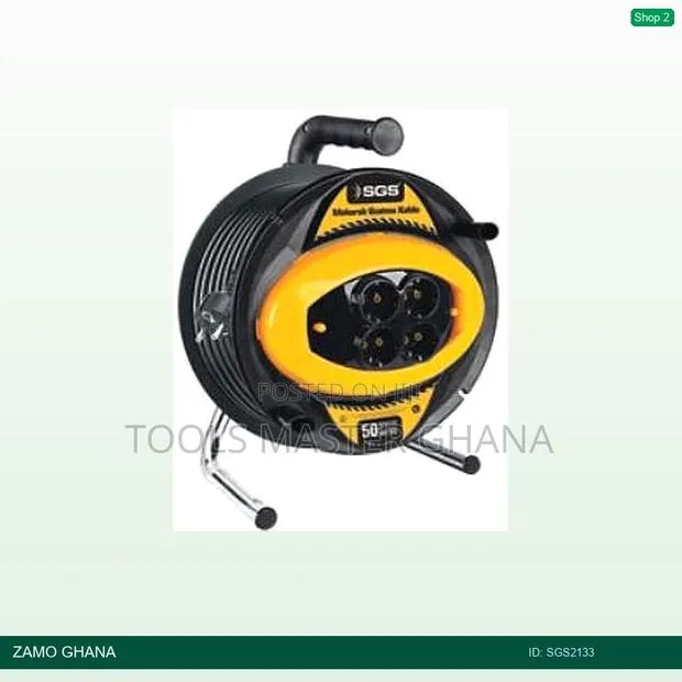 20m Extension Cable Reel 3x2.5mm 2 Pins - Sgs2133 · Photo 1