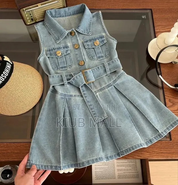 Kids Girl Denim Dress · Photo 1