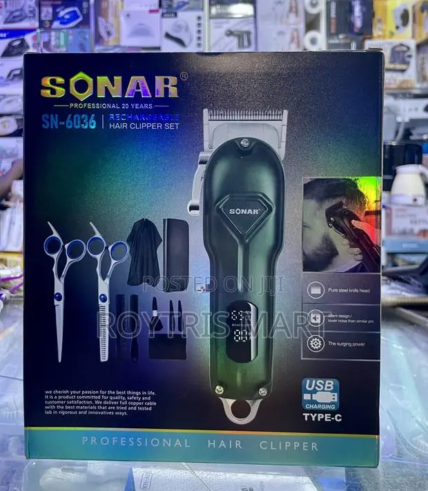 Sonar Hair Clipper With All Accessories · Photo 1