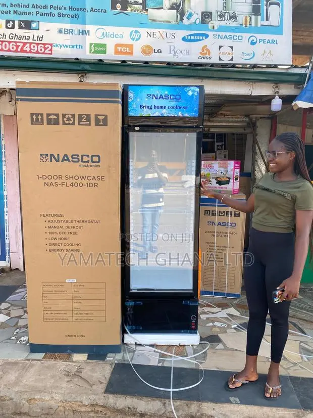 Nasco 358 Litre Display Fridge (Nas-Fl400-Dr) · Photo 1