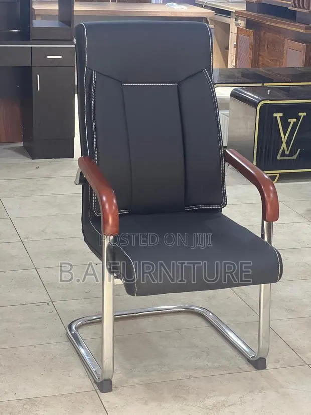 Visitors/ Pastors/ Conference Chair With Wooden Handles · Photo 2