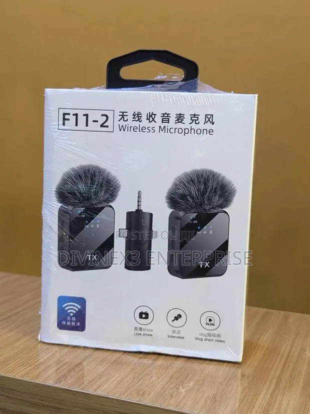 Dual Wireless Microphone For Mobile Phones, Computer, Dslr Cameras · Photo 1