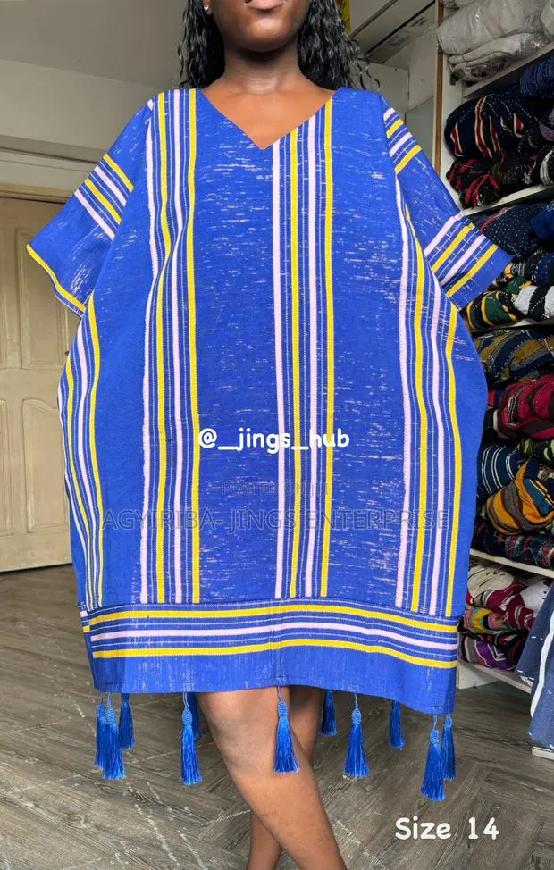 Blue and Yellow Smock Dress · Photo 1