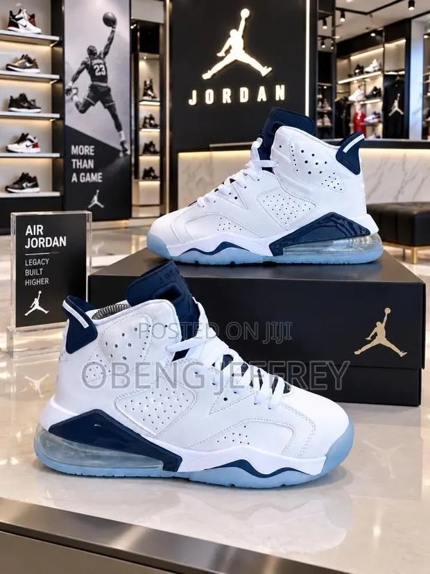 Original Air Jordan 6 Retro Midnight Navy/White · Photo 1