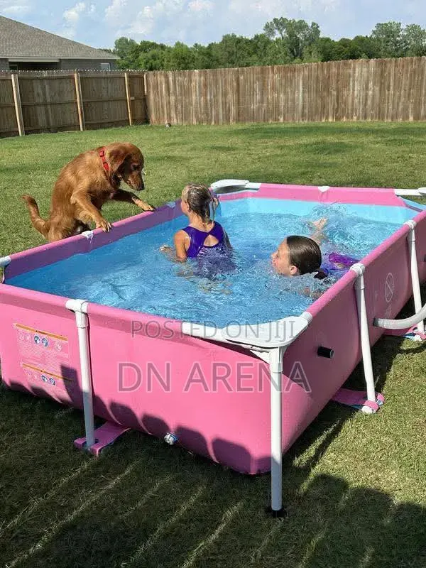 Intex 2.2 Meters Rectangular Frame Above Ground Pool - 2.2M · Photo 1