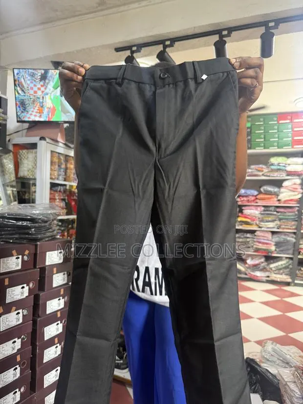 Quality Kids Material Black and Blueblack Trousers in 20-28 · Photo 3