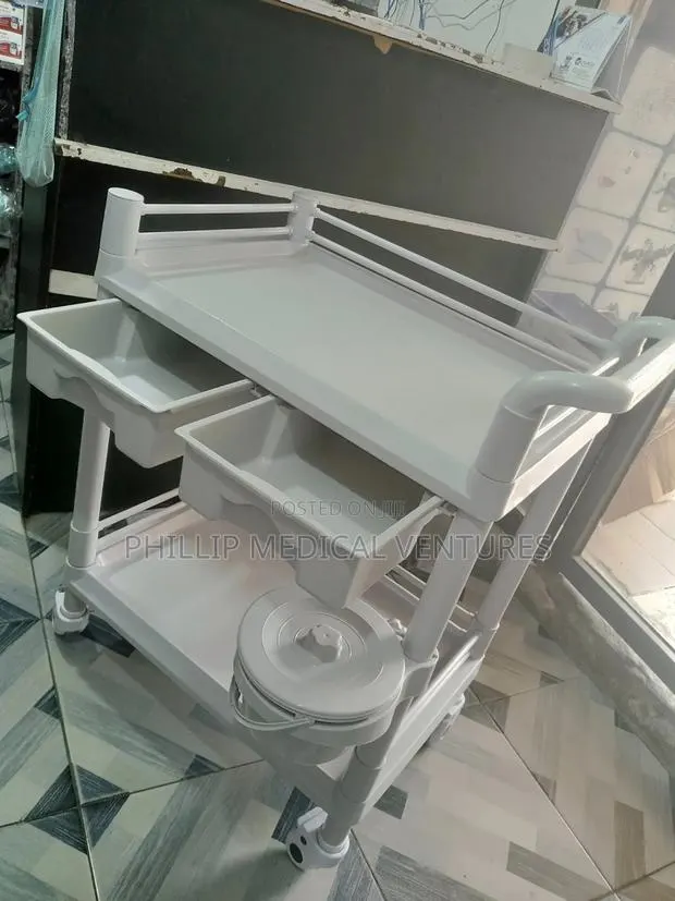 Plastic Medicine Trolley With Drawer · Photo 1