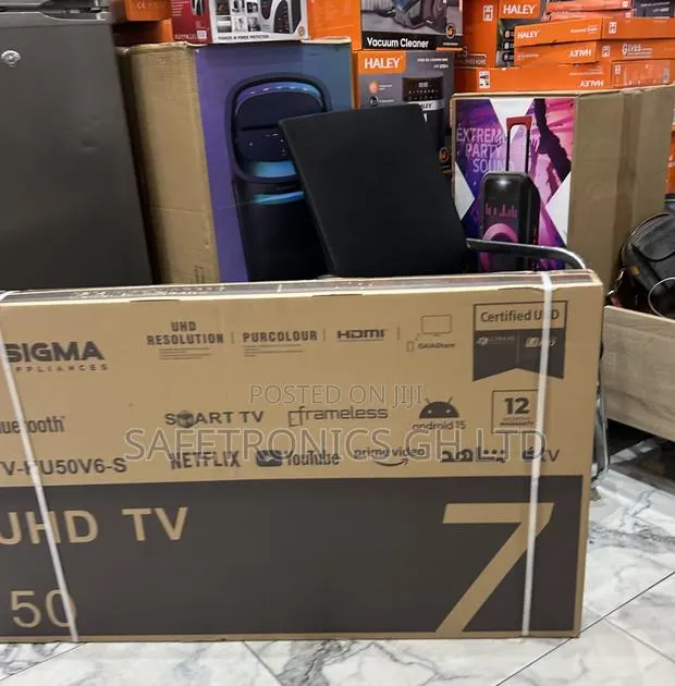 Long Lasting Sigma Ultra Led Uhd Smart STV-Ku50v6-S 50 Inch Tv · Photo 1