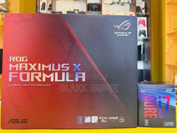 I7- 8th Gen Cpu + Asus Maximus X Formula Board · Photo 1