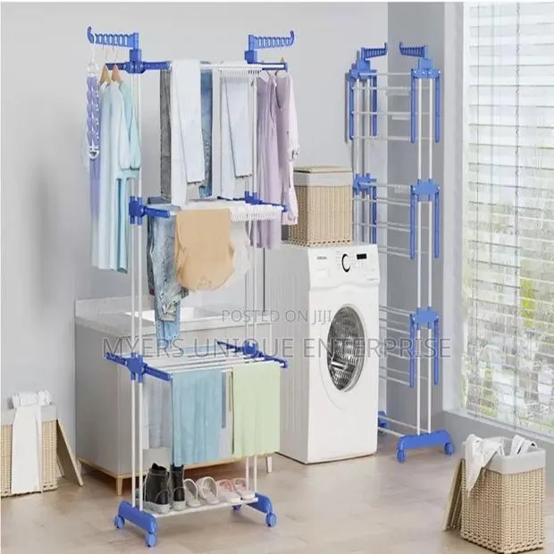 Space Saving 4 Tier Clothes Rack(Fold Flat When Not Used) · Photo 1