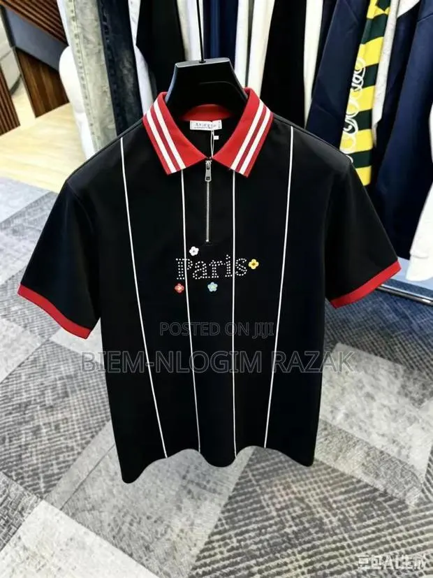 High Quality Thick N Heavy Paris and Casablanca Zip Up Club Tshirts · Photo 1