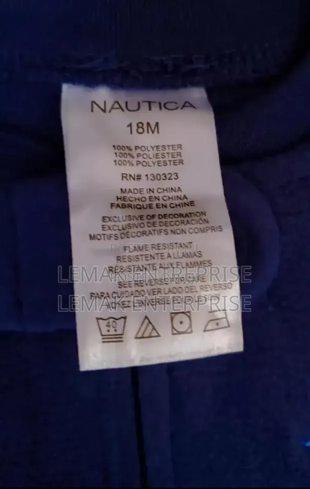 Nautica Kids Bodysuit Dress 18 Months · Photo 2