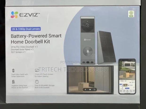 Ezviz Ep3x/Sd7 Video Door Bell Kit · Photo 1