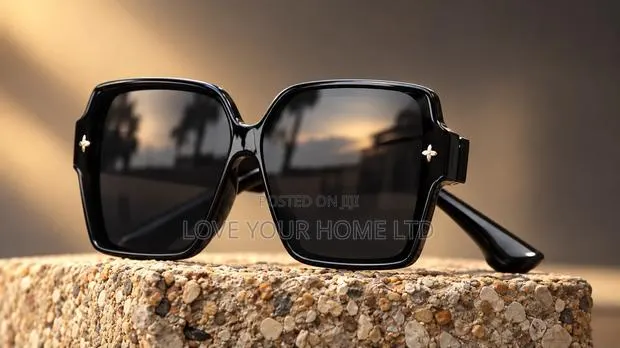 Luxury Oversized Square Sunglasses Shades Premium Unisex Eyewear · Photo 1