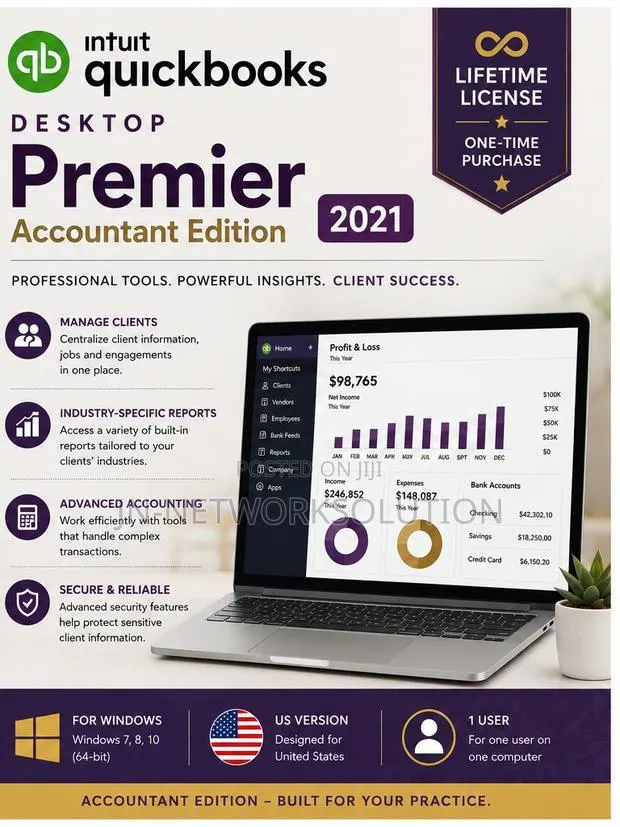 Intuit QuickBooks Desktop Premier Accountant Edition 2021 Lifetime · Photo 1