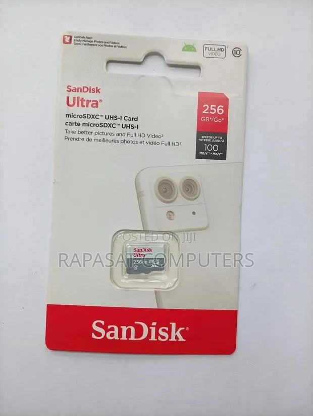 Sandisk 256gb Microsd Card · Photo 1