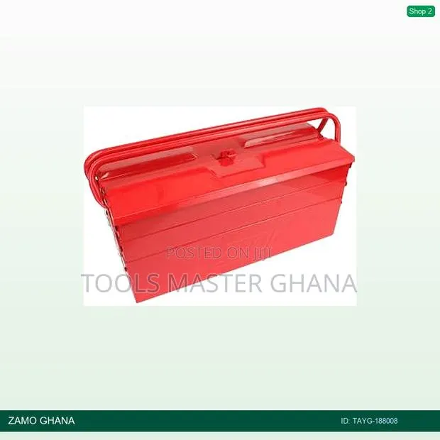 Tayg Metal Tools Box N.505 Red 500x200x290mm - Tayg-188008 · Photo 1